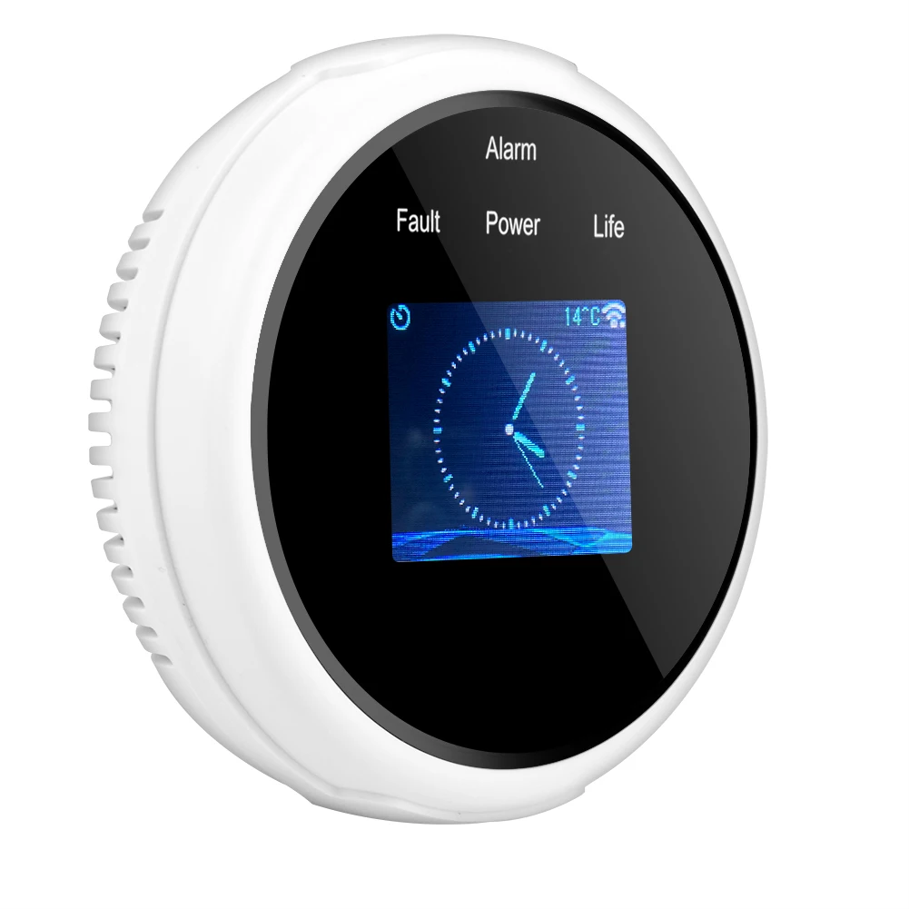 LPG Gas Leakage Detector Smart Life Security Protection Alarm Tuya WiFi Natural Gas Leakage Sensor Combustible Smart