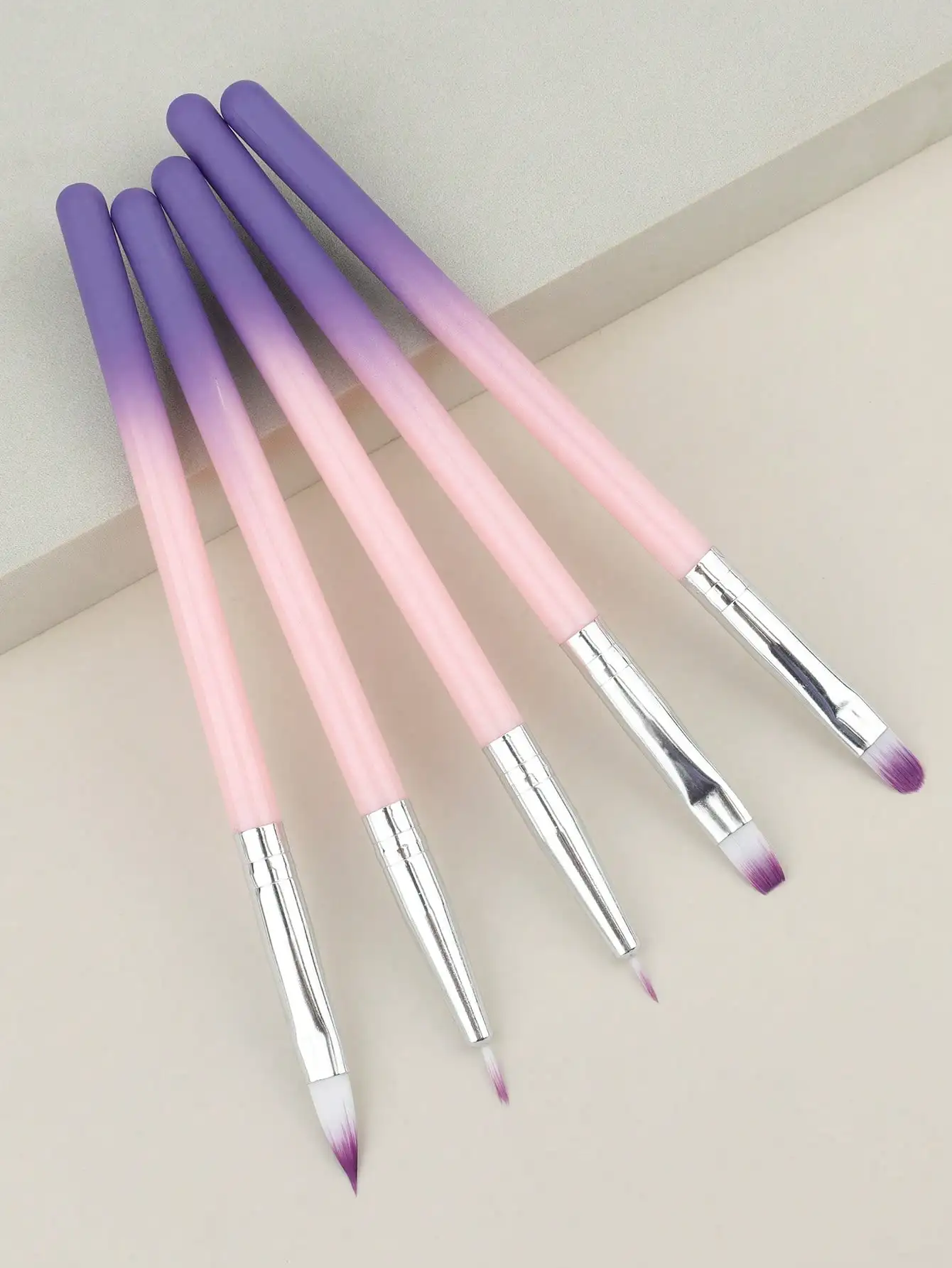 5-PCS Professional Nail Art Brush Set: Design, Painting,Carving,Professional Nail Art Brush Set and Nail Tools