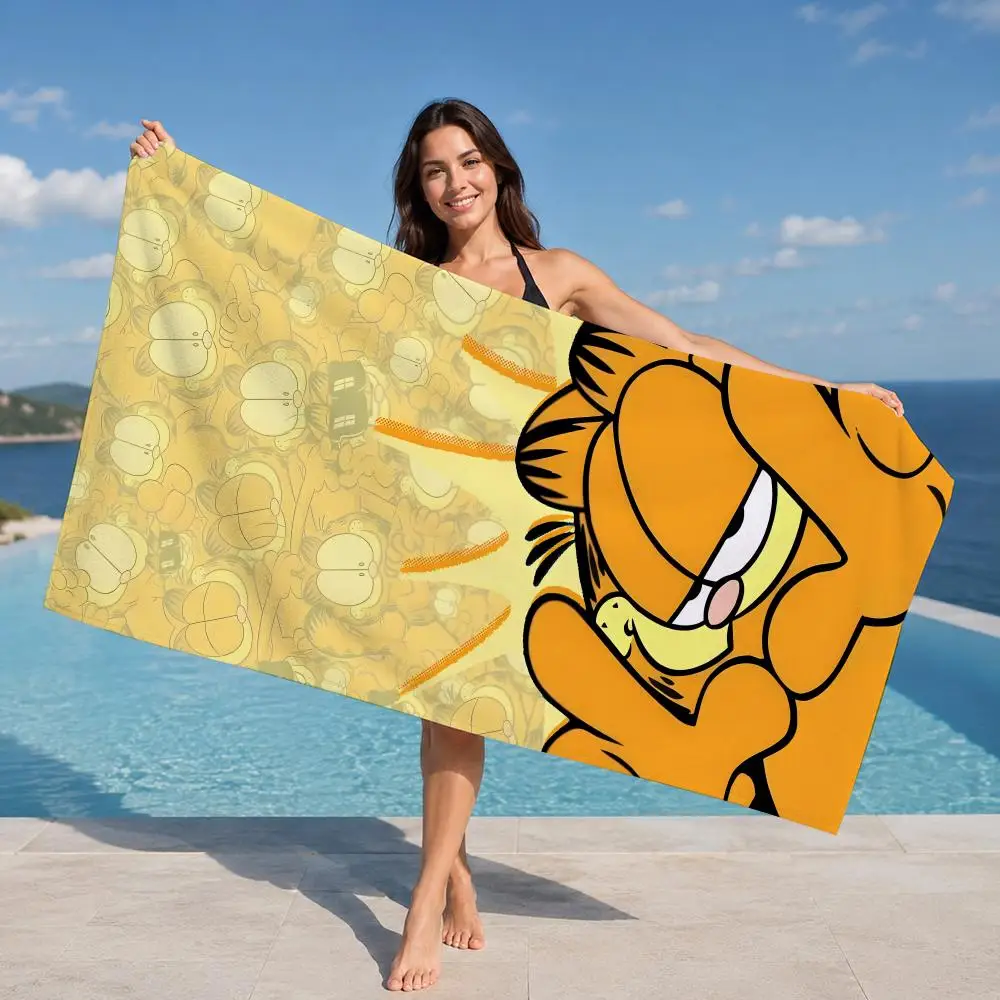 G-garfieldss Towel ultra-fine fiber quick drying absorbent towel, beach swimming vacation beach towel