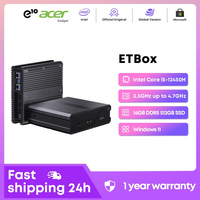 e10 Acer Gadget ETBox MINIPC Intel i5-12450H 16GB DDR5 512GB SSD Mini Pc Gamer WiFi6 BT5.2 Desktop Gaming Computer Windows 11