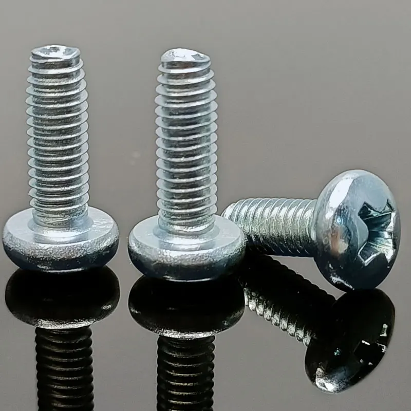 

M4 Pan Head Cross Triangle Screw High Strength Galvanized Self-tapping Locking Screw GB6560