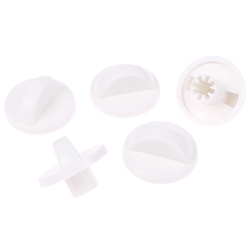 5PCS White General-purpose Speed Control Knob For Electric Fan Table Fan Wall Fan Gear Timer Plastic Switch