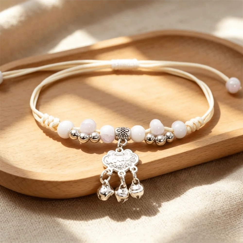 Art String Hand Rope Tassel Bracelet Male and Female New Safe Lock Bracelet Hand String Bracelet Girls