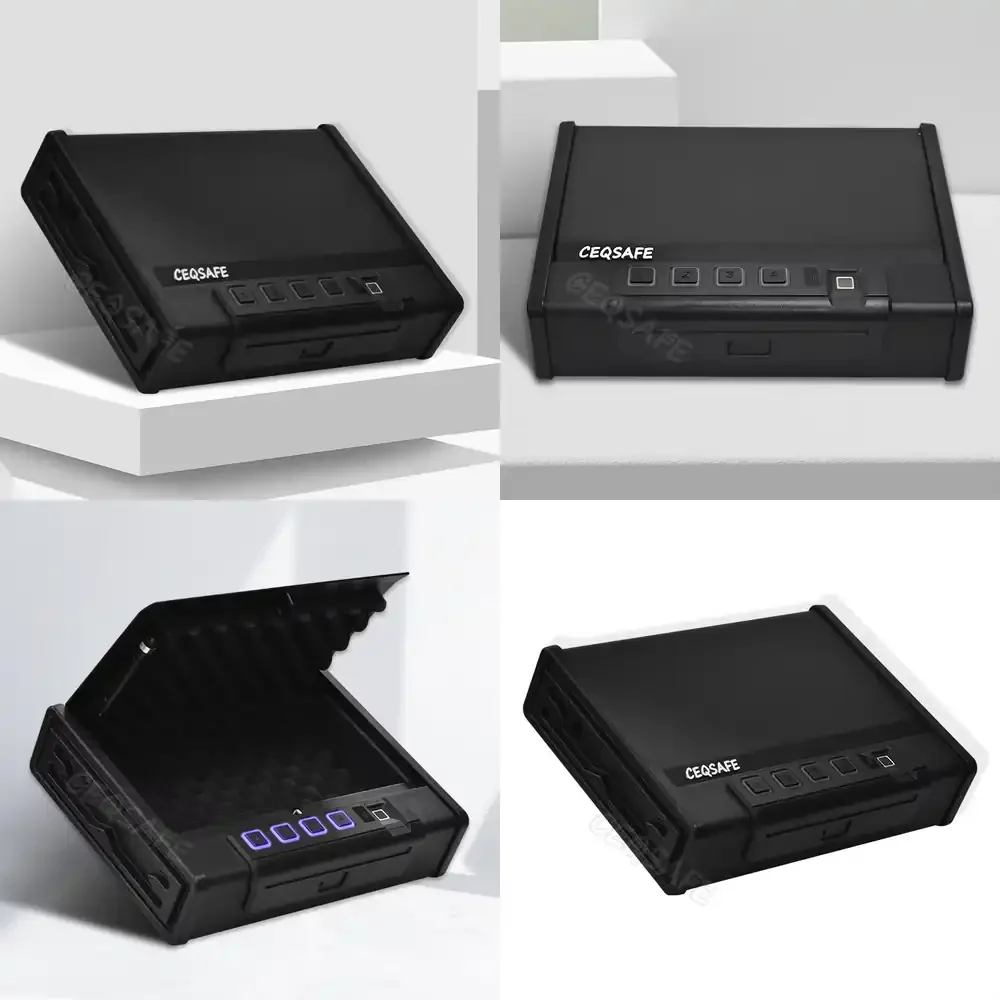 

CEQSAFE Hot Selling Hand Safe Small Biometric Fingerprint Safe with Type C Emergency Power Port
