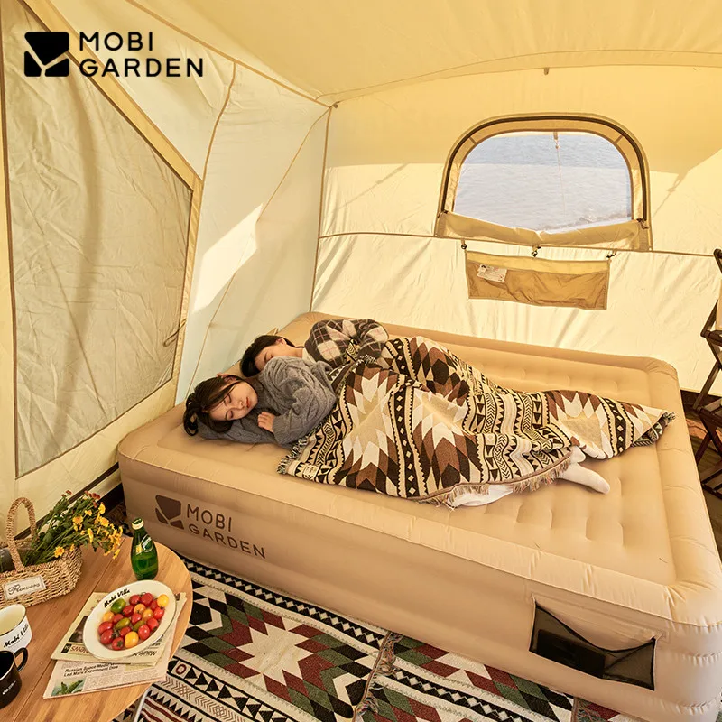 MOBI GARDEN Single/Double Inflatable Mattress Camping TPU+