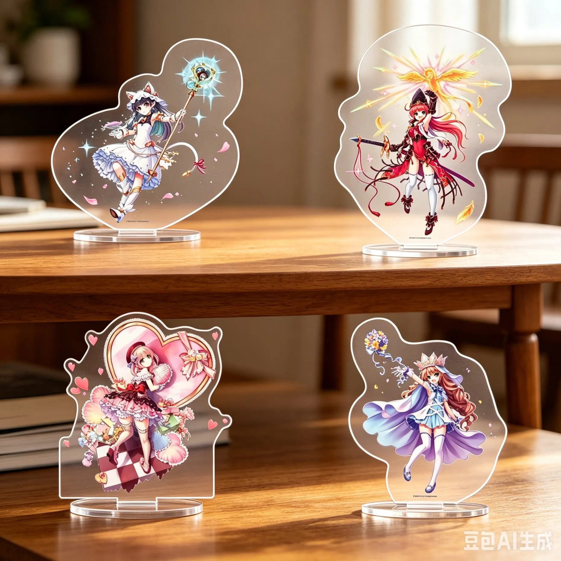 Anime Iris Mysteria! ~El Misterio de los Sueños de las Niñas~ Figura de acrílico con soporte, llavero, modelo de alta definición, 15CM, Colección Hot