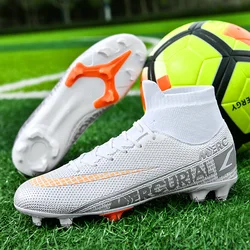 New Men Women Soccer Shoes Outdoor Non-Slip Football Boots Breathable Kids Boys Ultralight TrainingProfessional Turf Indoor