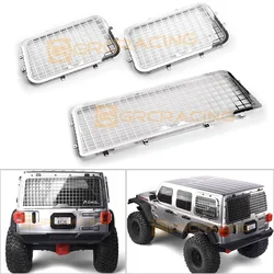 GRC Side/rear Window Protective Decorative Net Metal Mesh for 1/10 RC Crawler Car Traxxas AXIAL SCX6 Wrangler AXI05000 Parts