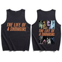 Vintage The Life Of A Showgirl Tank Tops Vest Cousins Beach Shirt Casual Sleeveless Fans Gift T-shirt