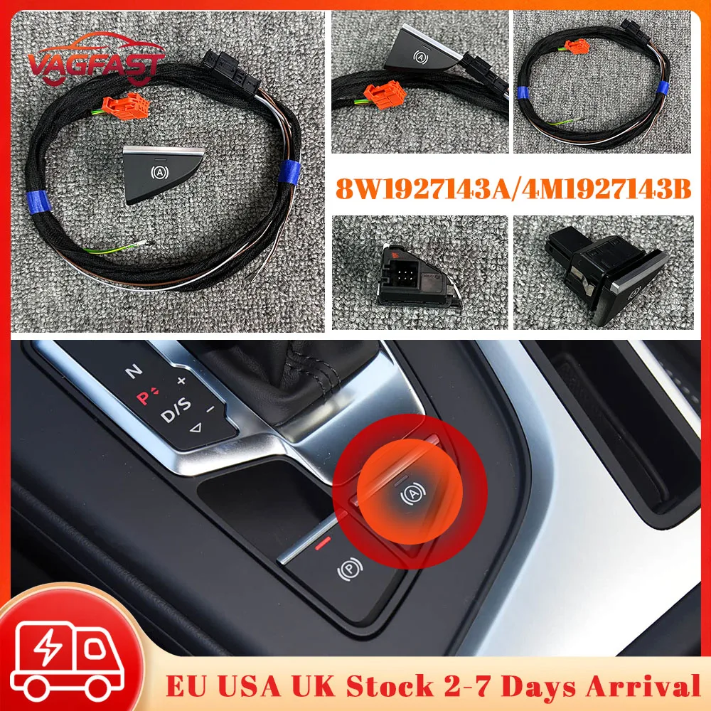 Per Audi LHD A4 S4 RS4 A5 S5 RS5 Pulsante Interruttore Sistema di Assistenza alla Discesa con Luce Bianca 4M1 927 143 B 4M1927143B 8W1 927 143 A 8W1927143A