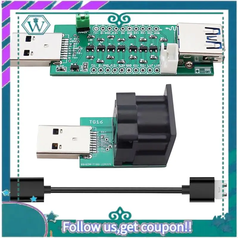 

A75Q-USB 3.0 SNAC Adapter+TG16 For Mister Game Controller Conveter Accessory Kit For De10nano Mister FPGA Mister IO Board