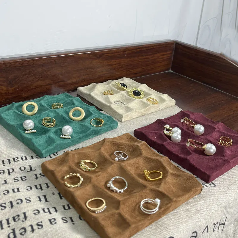 

New product ring display tray jewelry storage display plate ring stud home counter display plate