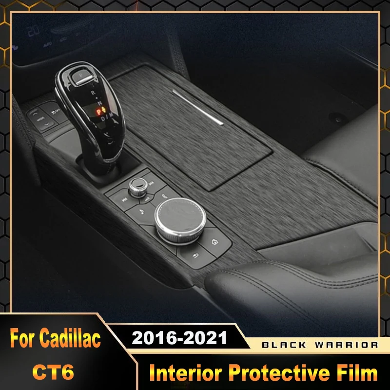 

For Cadillac CT6 2016-2021 Central Control Panel Interior Modification Sticker Protective Film Scratch-Resistant Car Accessories