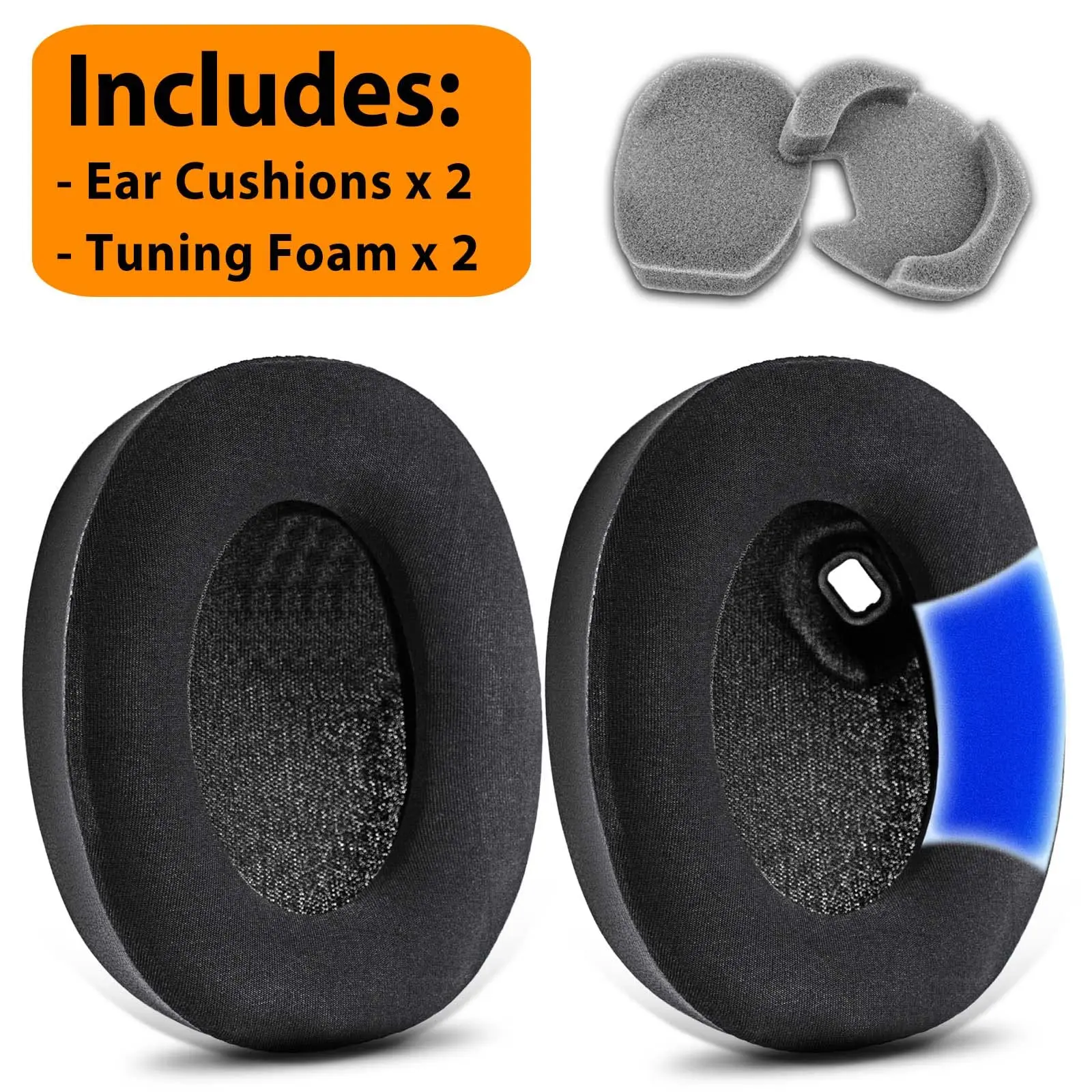 WH-1000XM4 Cooling Gel Earpads Compatible with Sony WH-1000XM4 1000XM4 Headphones with Tuning Pad Breathable Ear Cushion