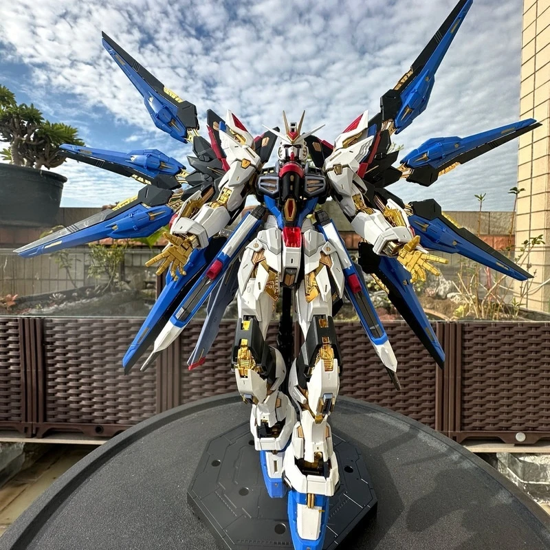 Changlong รุ่น 1/100 Mgex Strike Freedom Action Figure Mgex Sotsu Sunrise คอลเลกชันตุ๊กตาหุ่นยนต์ชุดที่กําหนดเองของขวัญ