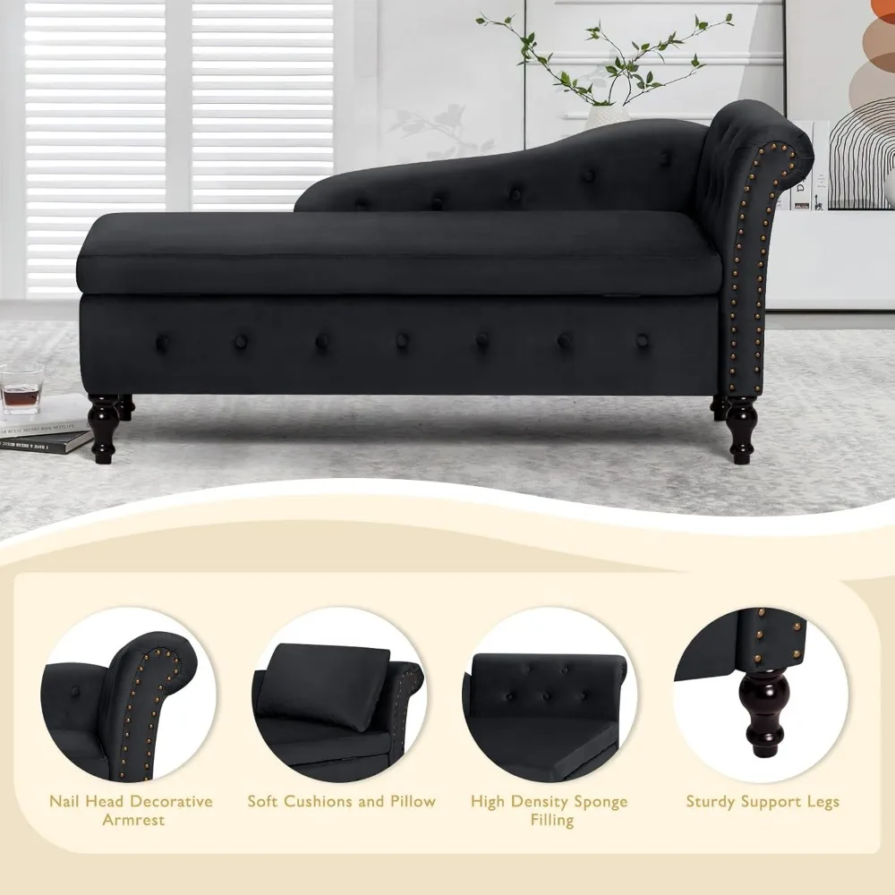 صالة تشيس مع مسند للذراع اليمنى ووسادة قطنية، أريكة صالة معنقدة بأزرار مع مساحة تخزين، كرسي صالة داخلي، منجد حديث على شكل حرف V