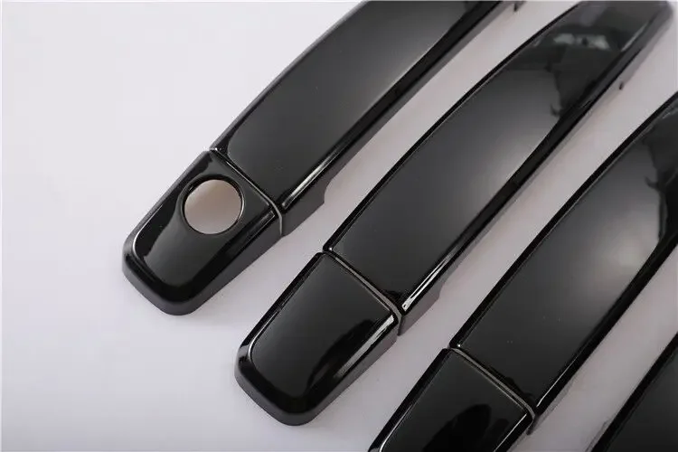 For 2004-2011 Holden Captiva Saturn Chrome Black Car Door Handle Cover Trim Stickers Styling Accessories