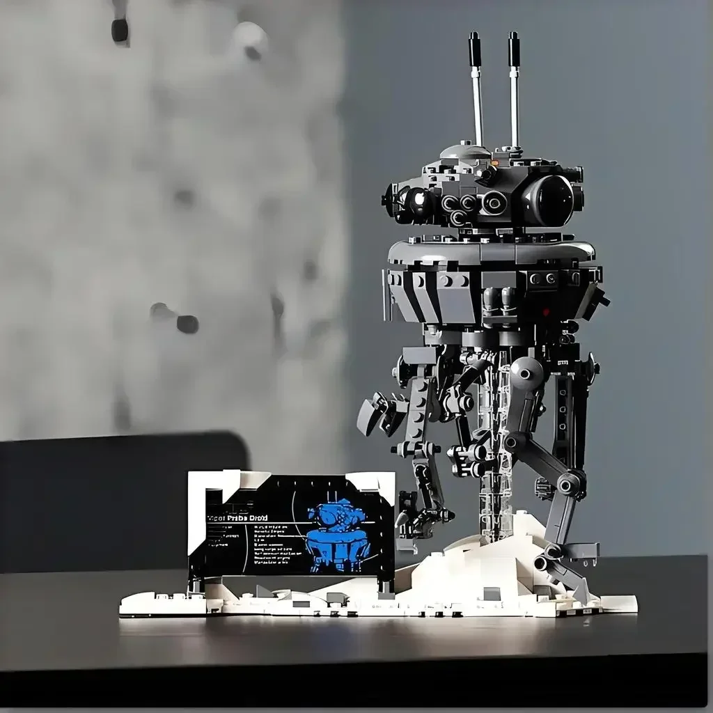 683 قطعة مسبار الإمبراطوري الروبوت اللبنات حرب الفضاء البناء الطوب مجموعة لعبة هدية للأطفال الأطفال