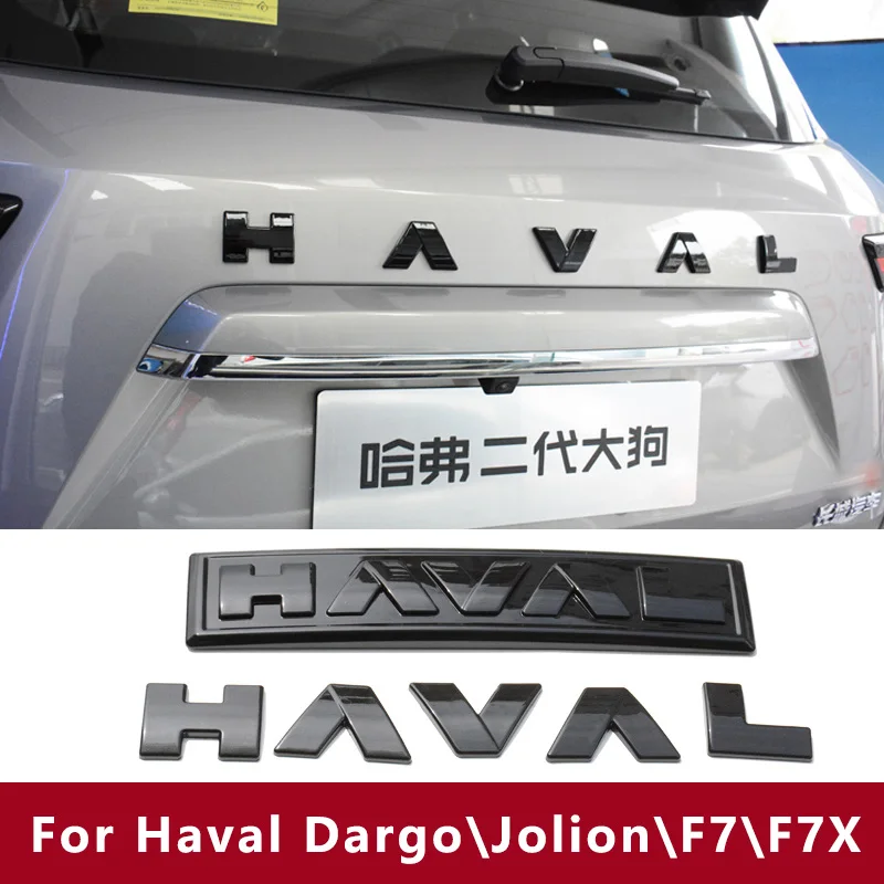 Front Grille Hood Logo Stickers For Haval Dargo\\Jolion\\F7\\F7X 2021 2022 Front Rear Trunk Styling Emblem Paste Car Accessories