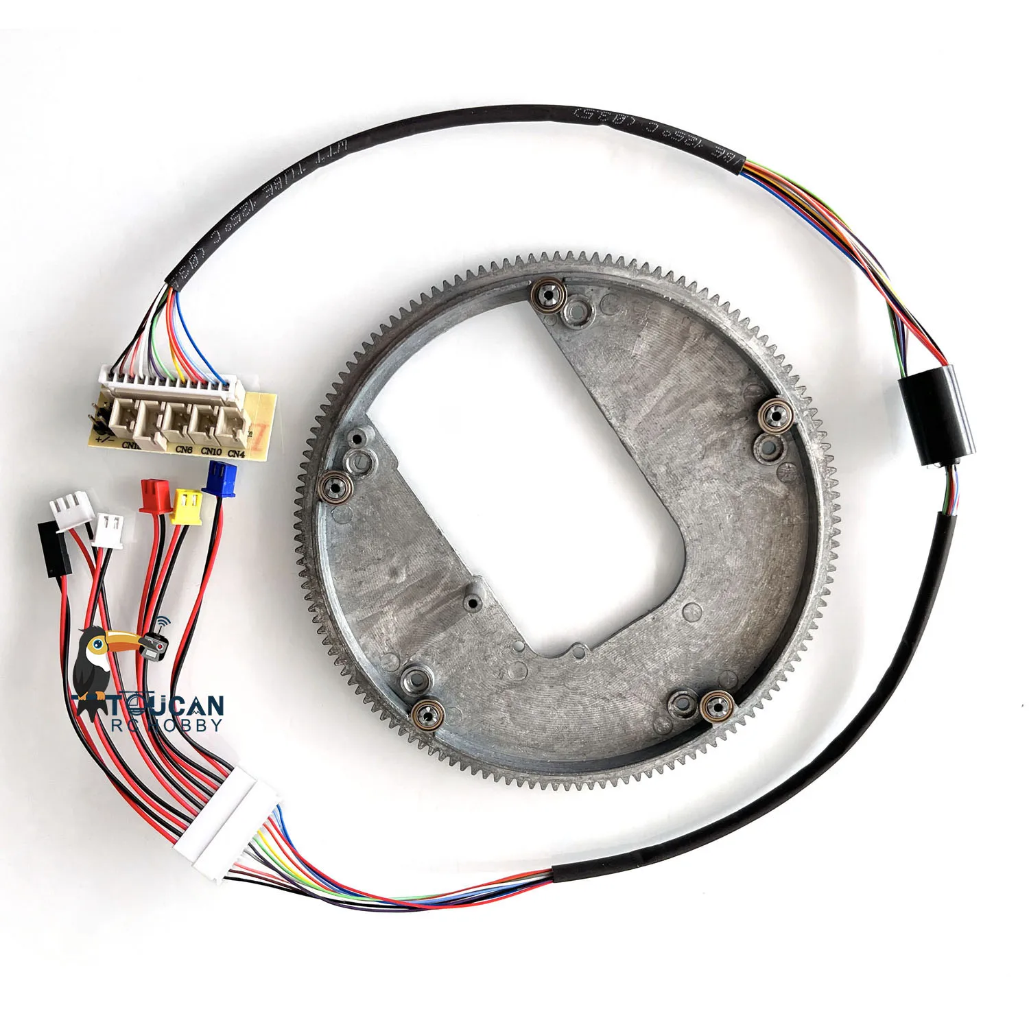 

1/16 360° Electric Slip Ring Big Small Rotating Gear for Toys Heng Long TK7.0 6.0 Maindbord RC Tank Tiger I Leopard2A6 M1A2