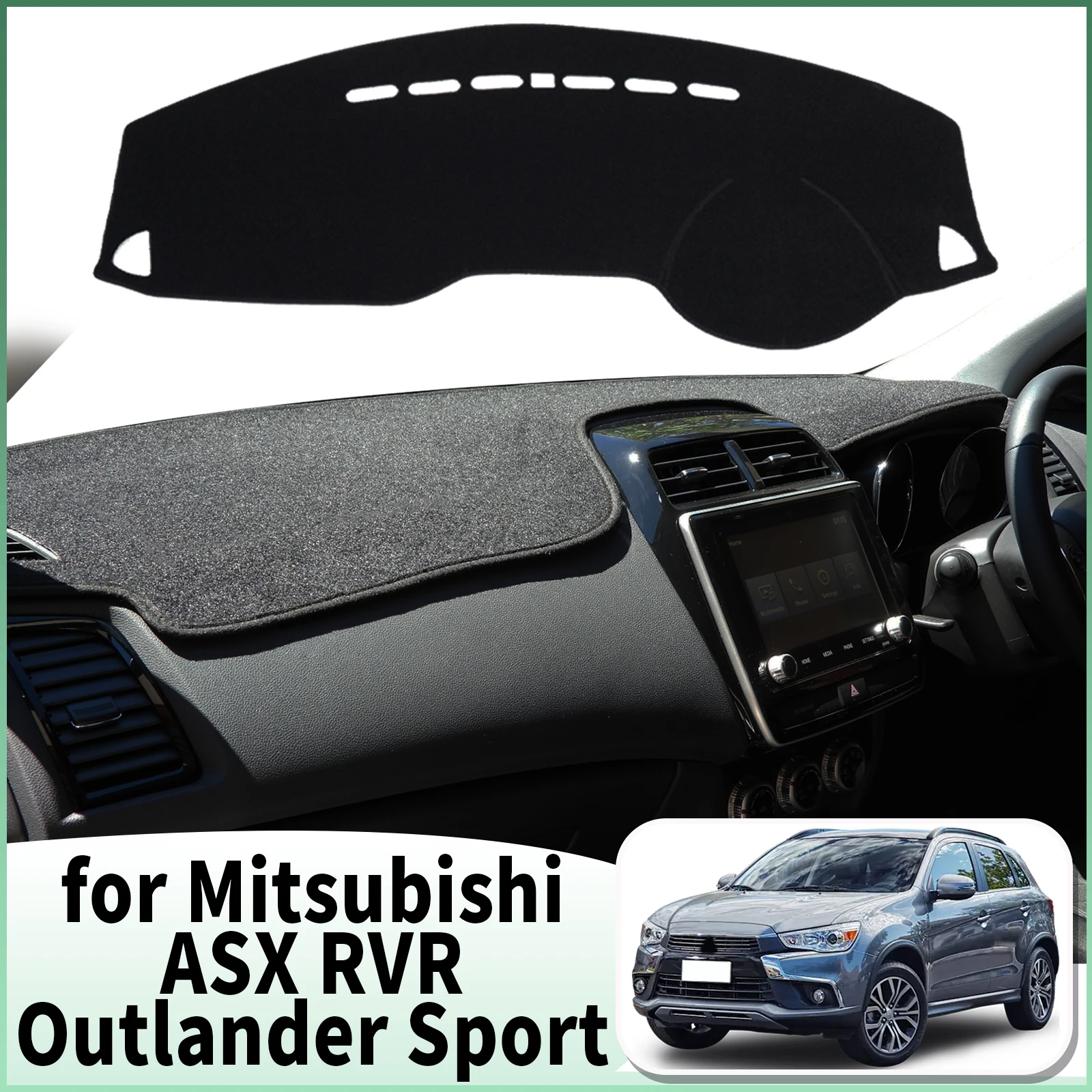 

for Mitsubishi ASX 2011-2021 Outlander Sport Peugeot 4008 GA XA Protective Carpet Dashmat Dashboard Cover Pad DashMat Sunshade