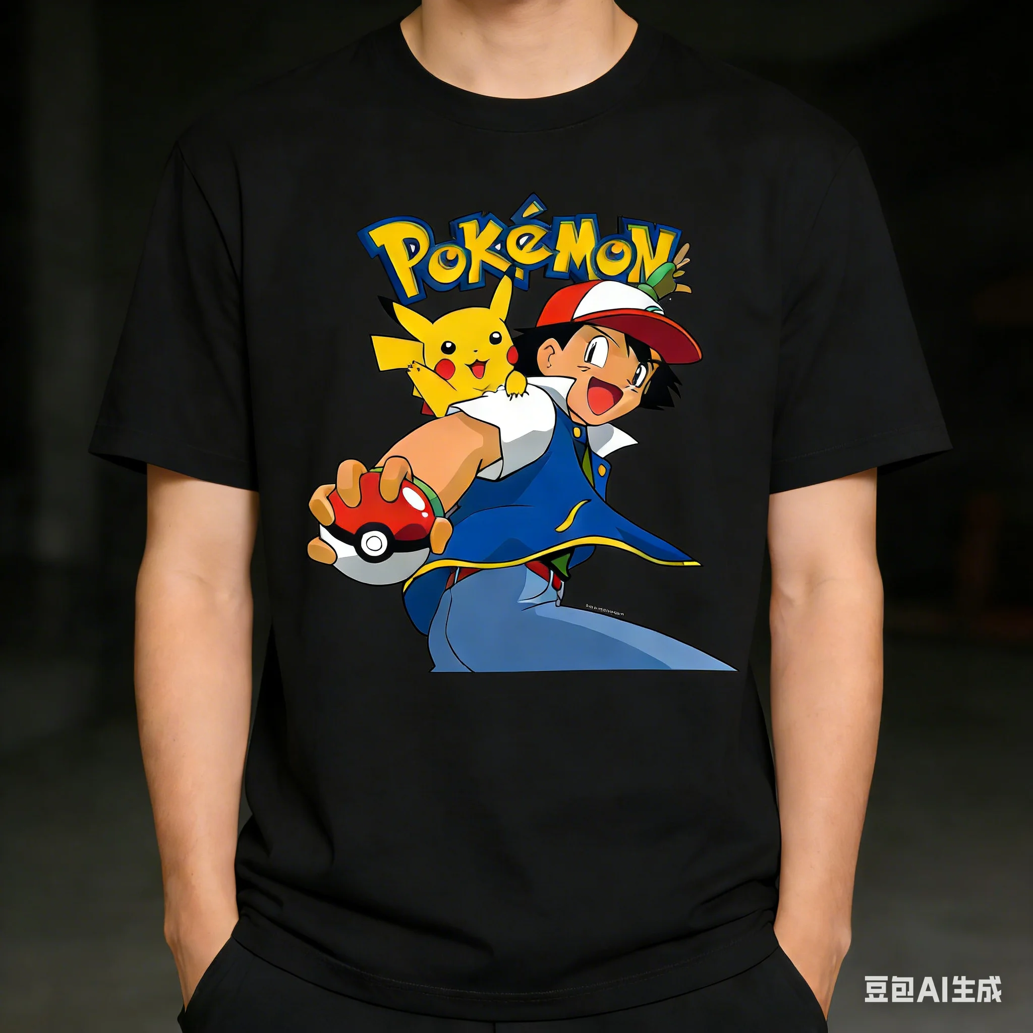 camisa-casual-respiravel-para-esportes-ao-ar-livre-com-estampas-3d-de-pokemon-ash-e-pikachu-em-tamanho-grande-moda-popular-de-verao