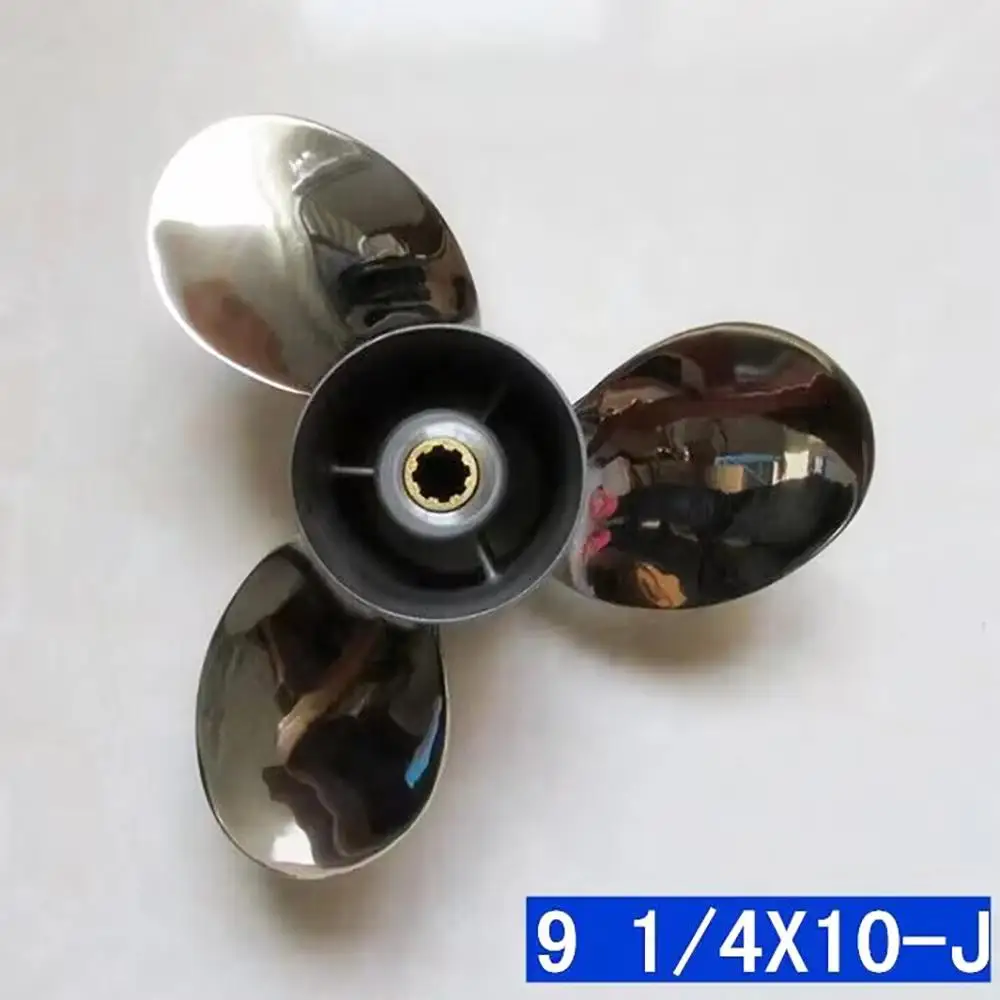 New Arrival Propellers For Yamaha Hyfong Parsun Etc. 2 And 4 Stroke 15-20HP 10 Inch Stainless Steel 9 1/4*10-J