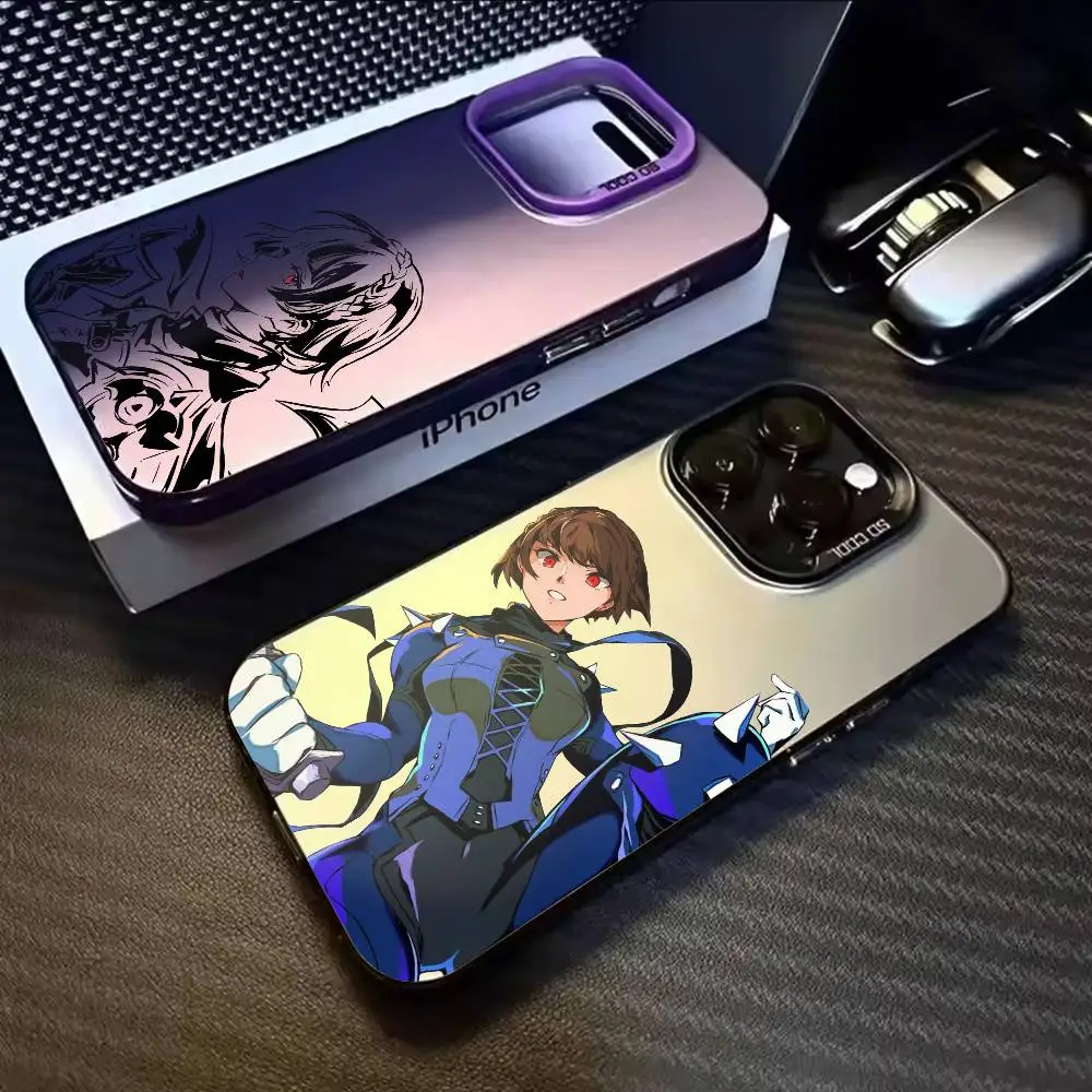 

Makoto Niijima Persona 5 Phone Case For iPhone 17,16,15,14,13,12,11,Mini,Pro,E,MAX Matte Shockproof