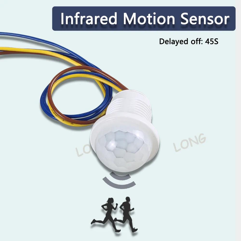 PIR Sensor for Closet Cabinet, Corridor garage. ceiling.Mini Sensor PIR LED, Auto On/Off Infrared Motion Detector