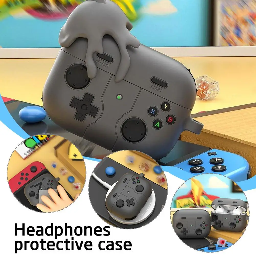 حافظة حماية لسماعات AirPods Pro 3 مصنوعة من السيليكون السائل المرن توفر 360 درجة ° تغطية كاملة للحماية من السقوط وامتصاص الصدمات #1