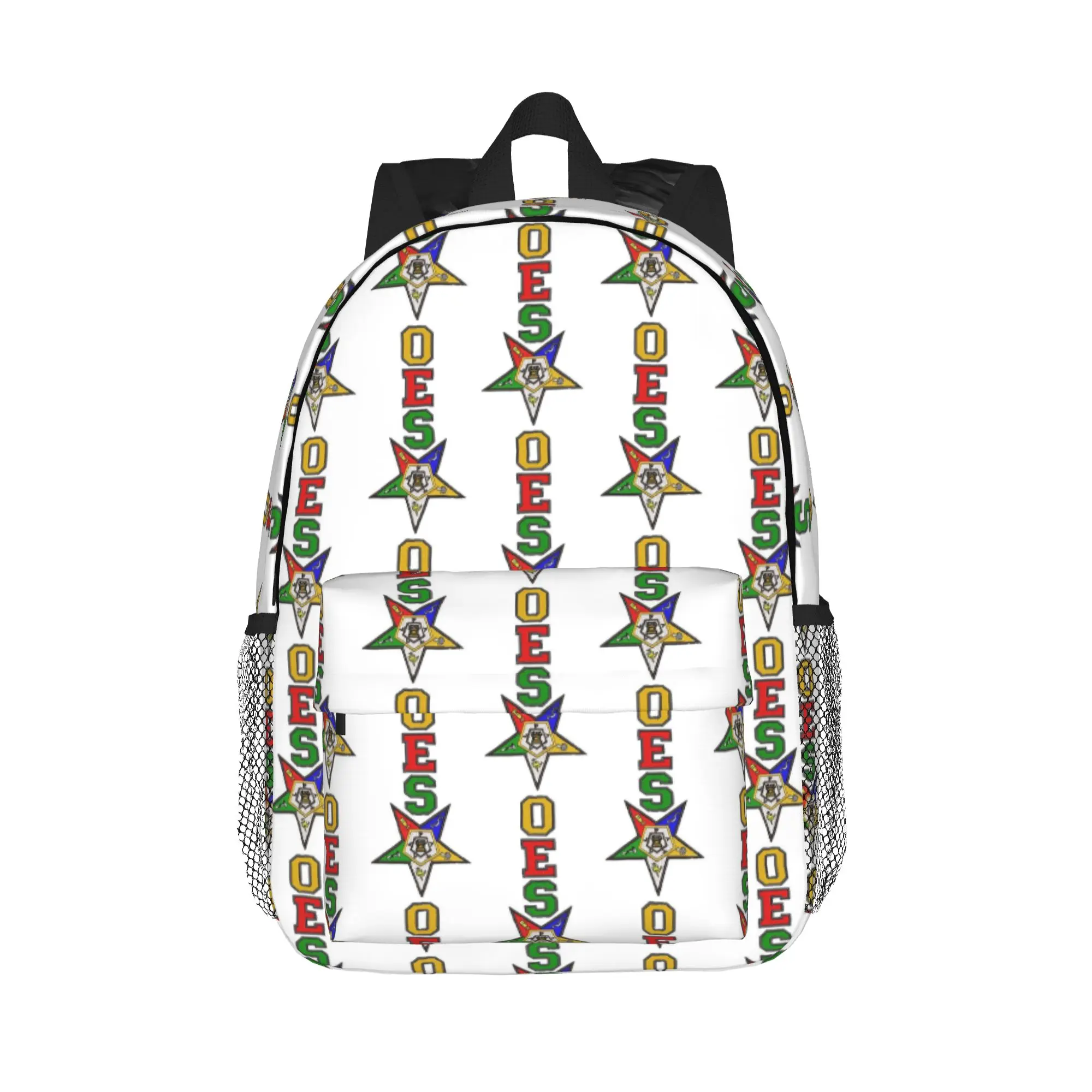 Order Of The Eastern Star Logo OES Backpack Hot Sale Daypack Boys Girls BookBag Shoulder Bags for Men Women School Bag