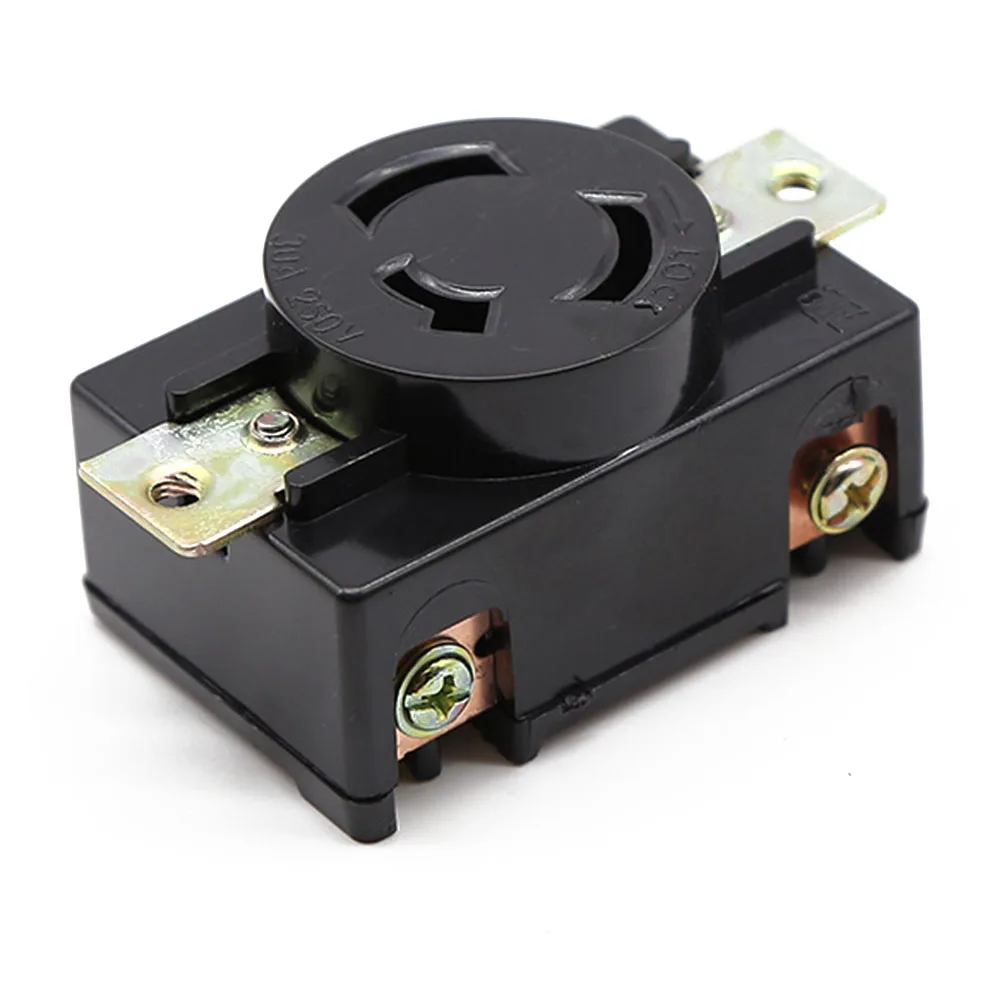 Electrical Outlets Generator Socket Business Industrial 2KW 3-Holes Socket Anti-Off Concealed Generator Socket Socket