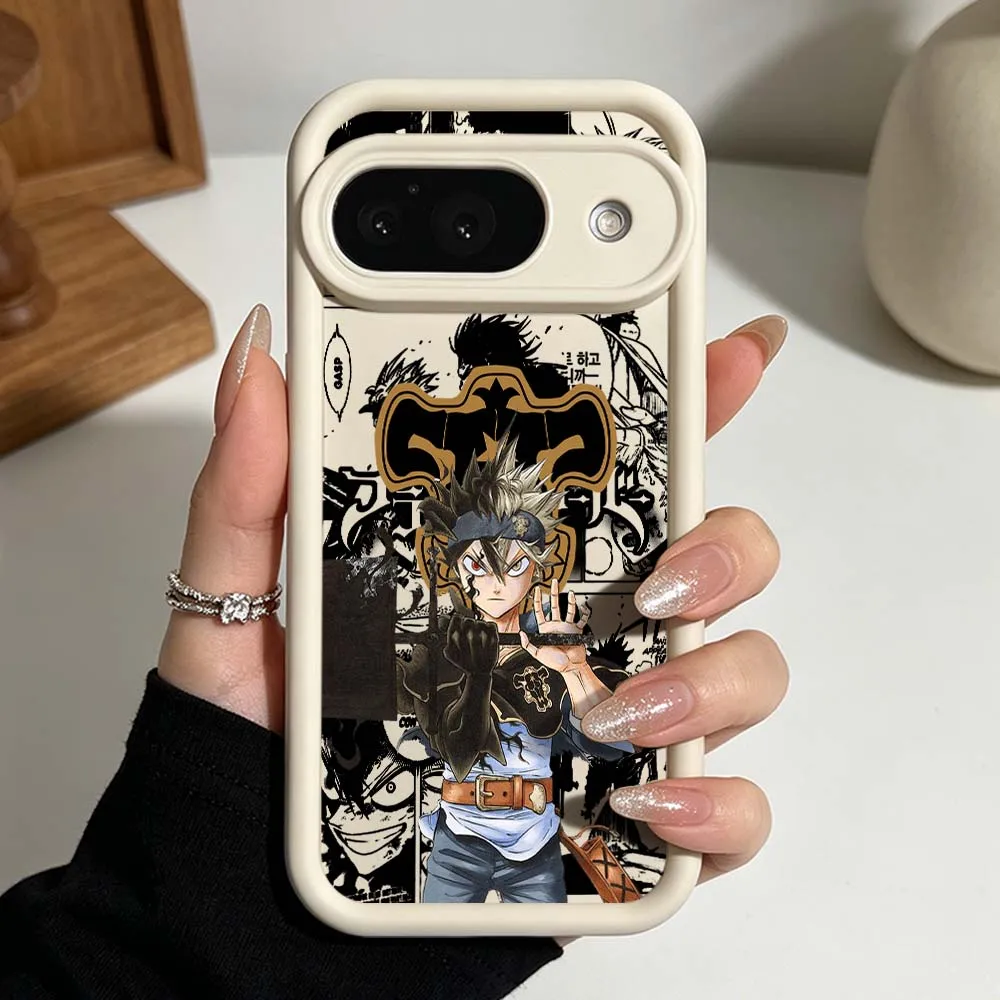 Black Clover Cool Phone Case For Google Pixel 10 9 8 7 9a 8a 7a Pro XL Eye Ladder Silicone Cover view 4
