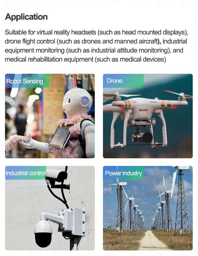 ฟรีเรือ Hi-Link Gyroscope โมดูลสิบแกนเซ็นเซอร์ HLK-AS201 Accelerometer,สนามแม่เหล็กมุมความดันอากาศ,ระดับความสูง