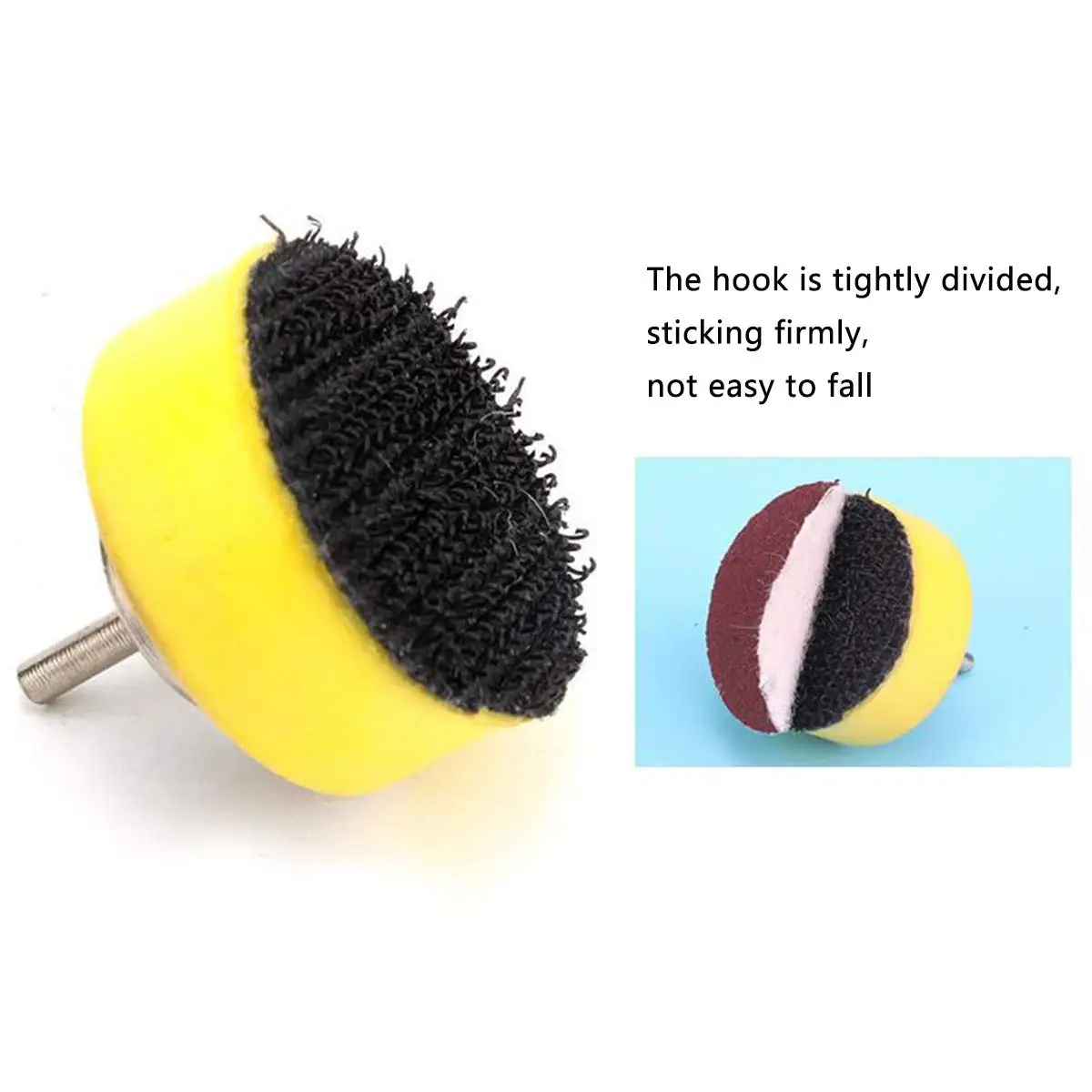 VIBRATITE-Kit de almohadillas de lijado, almohadilla de lijado de gancho y bucle, 6 piezas, 1 pulgada, taladro de vástago de 2,35mm x 10mm, 3mm x 10mm, 3mm x 30mm, 6mm x 30mm