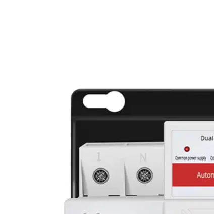 63A Double Power 2P Automatic Transfer Switch AC 230V for ATS with Phase Loss and Under Voltage Protection Functions