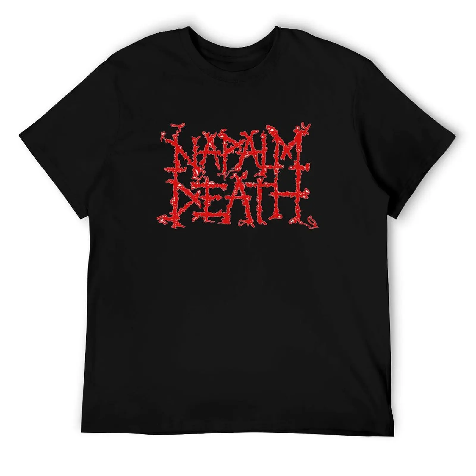 

new best napalm death new logo T-Shirt t shirt man designer t shirts for man cotton funny T-Shirt