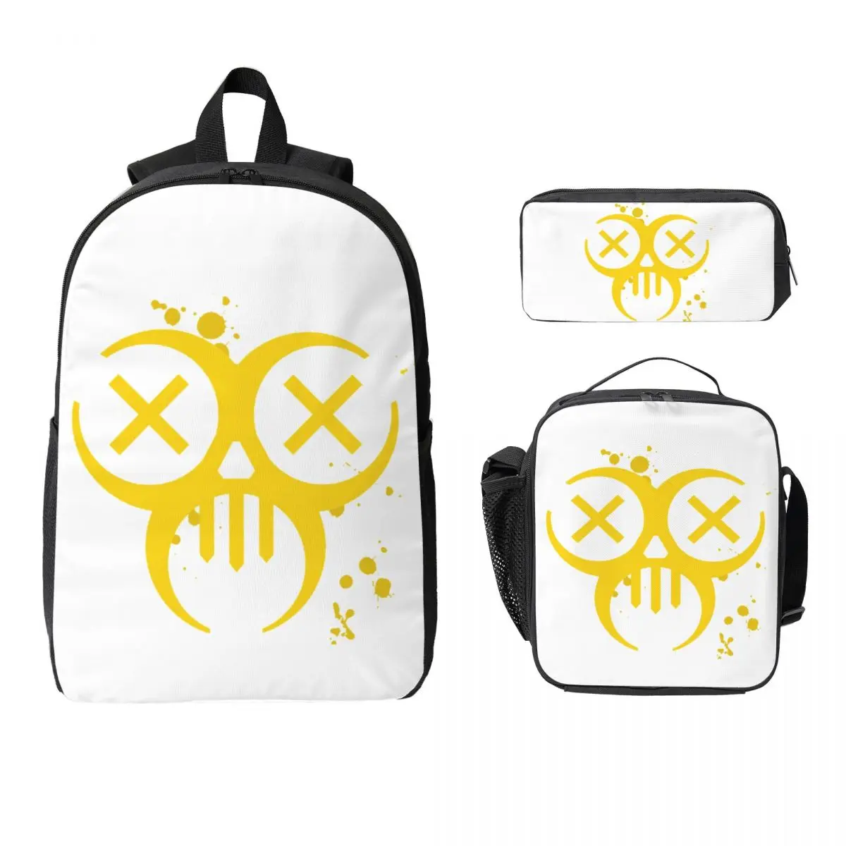 

The Division 2 OUTCASTS Backpack Student Boys Girls BookBag School Bag Laptop Shoulder Bags 3ps Insulated Lunch Bag Pencil Case