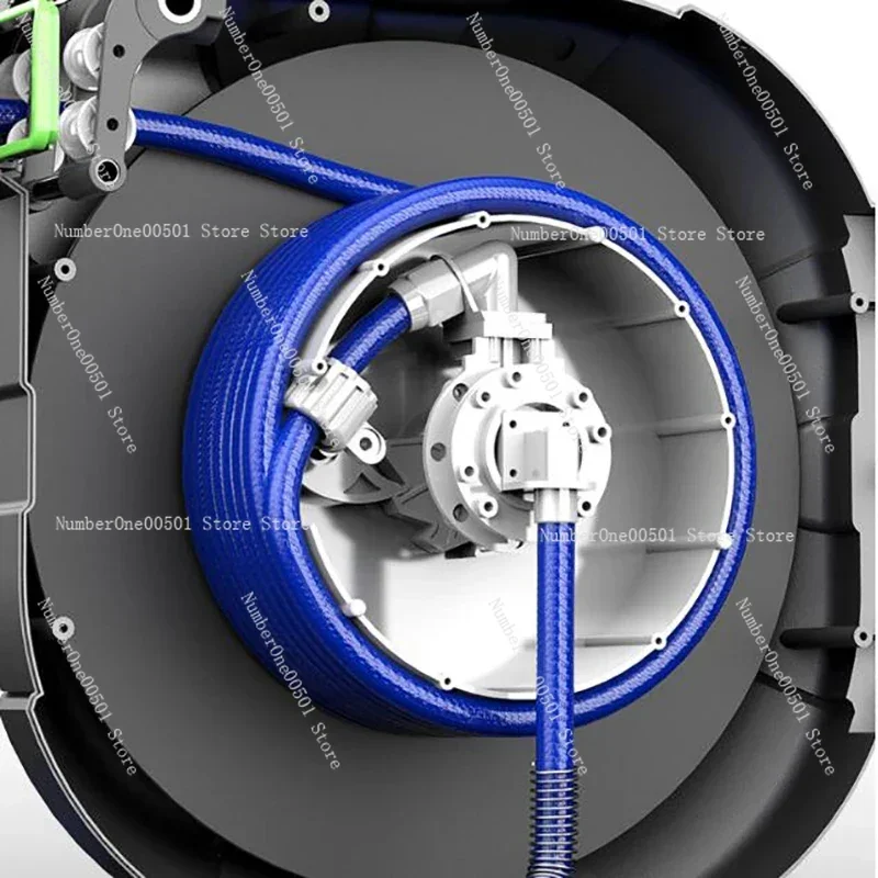 20M Automatic Retractable Hose Reel Air Drum 4S Shop Car Wash Garden Wall Mount Air Drum Cleaning Machine Reel Telescopic view 2