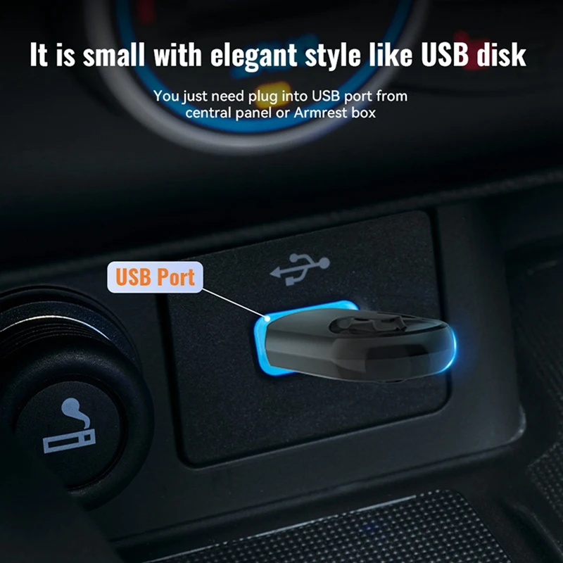 Wireless Carplay Android Auto Wireless Adapter Smart Mini Box Plug And Play Wifi Fast Connect Universal Durable