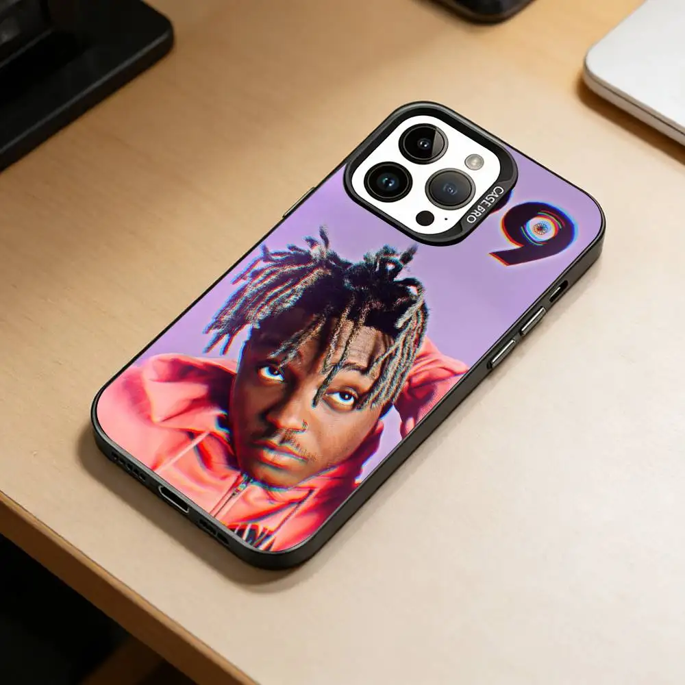 Emo Rap Juice WRLD 999  Phone Case For iPhone 17,16,15,14,13,12,11 Plus,Pro Max,XS,Colorful Silver Black Cover - view 5