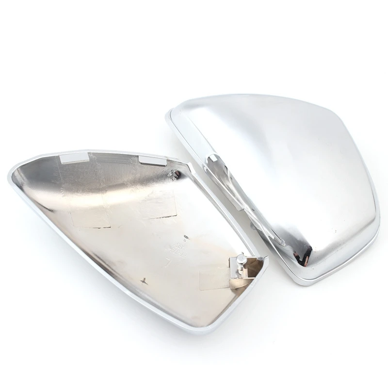 Chrome Moto Left Right Side Battery Fairing Cover For Yamaha XV700 750 1000 1100 Virago 1984-Up Motorcycle Accessories