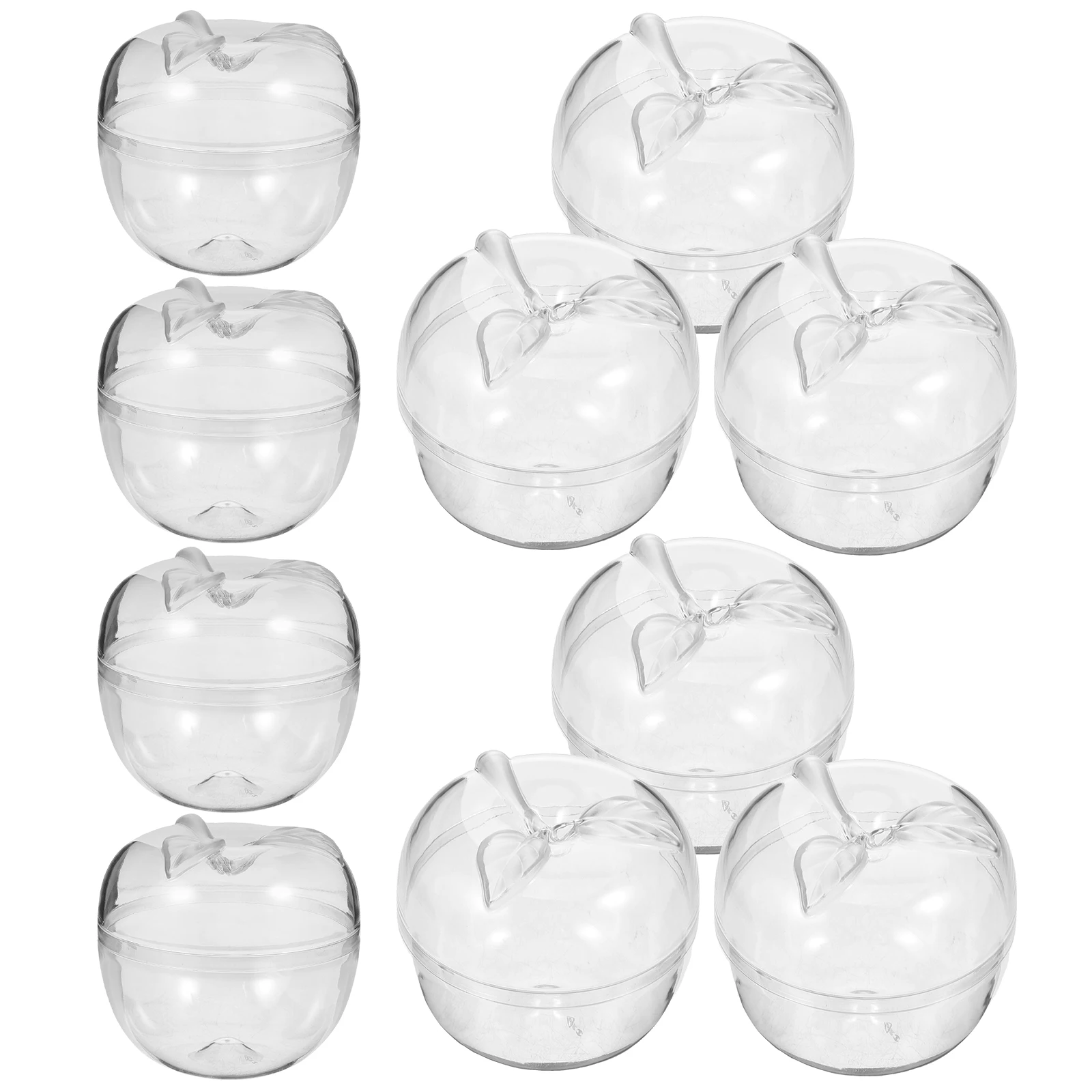 

10 Pcs Christmas Apple Gift Box Apples Decorative Boxes Candy Container for Parties Containers Basket
