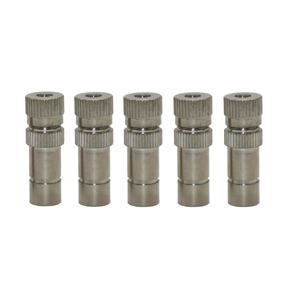 Garden Irrigation 6mm Push-in Misting Nozzles Anti-drip Atomizing Sprayers Cooling Humidification Watering Nozzles