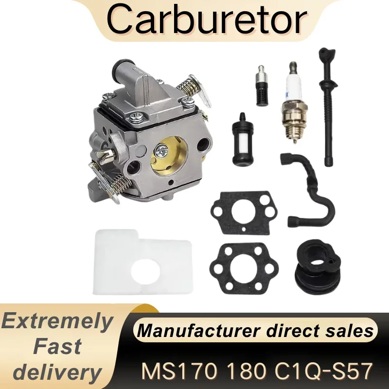 

Engine Saw Carburetor Alloy for S Tihl MS180 170 Carb Chain Saw C1Q-S57 017 018 1130-1 20-0603 Engines Components