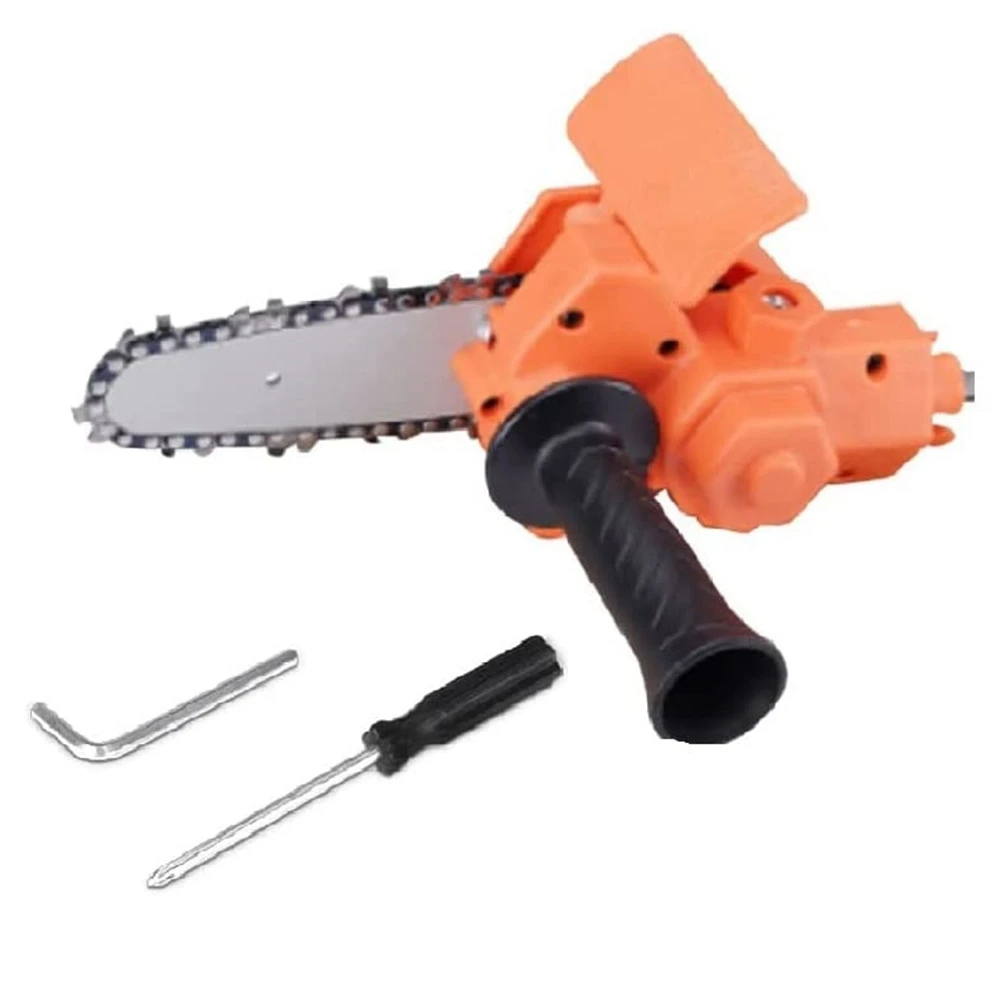 Stock Quantity Electric Drill Converter Into Electric Saw With 4 Inch Chain Mini Handheld Chain Saw Conversion Bracket