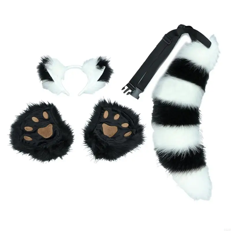 

H58E 3PCS FUND FOXES FACIN COSTUME