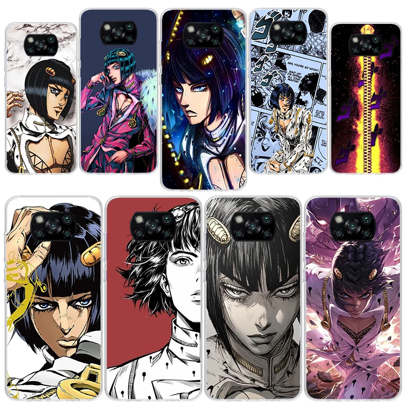 Чехол для телефона JoJo Adventure Bruno Buccellati для Xiaomi Poco X7 X6 X5 X3 Pro F7 Ultra F6 F5 F4 Gt F3 M5S M5 M4 M3 X4 Nfc X7P Чехол для телефона JoJo Adventure Bruno Buccellati для Xiaomi Poco X7 X6 X5 X3 Pro F7 Ultra F6 F5 F4 Gt F3 M5S M5 M4 M3 X4 Nfc X7P