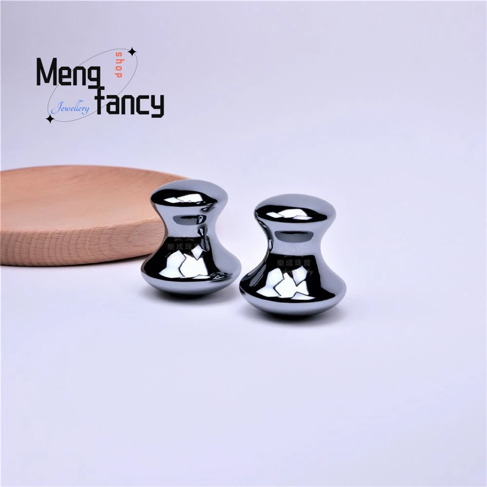 Natural Energy Stone Mushroom Head Terahertz Massager SPA Beauty Facial Meridians Simple Exquisite High-grade Fashion Jewelry