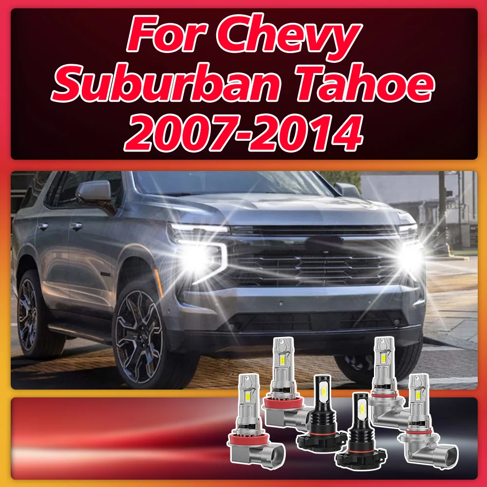 

2/6x фары дальнего и ближнего света 6000K 3570 CSP противотуманные фары для Chevy Suburban Tahoe 2007 2008 2009 2010 2011 2012 2013 2014